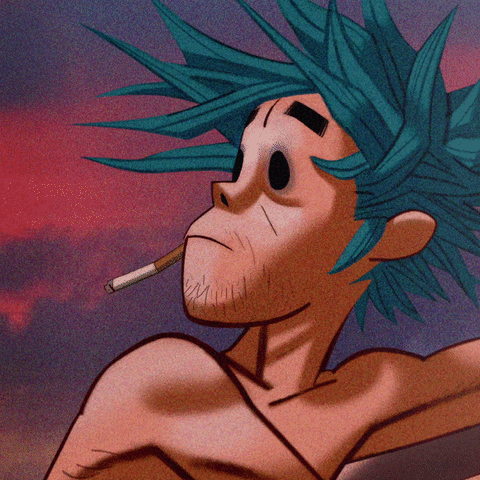 the book of 2d GIF by Gorillaz