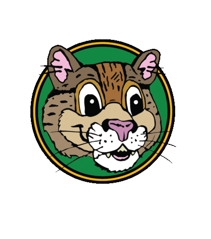 Back To School Ocelot Sticker by OrangeUSD