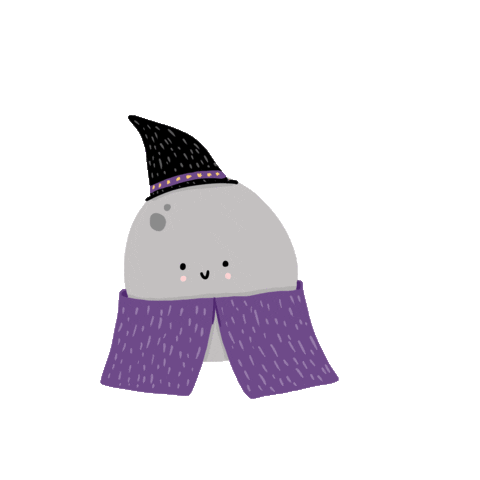 good night halloween Sticker by Patricia Tjandra
