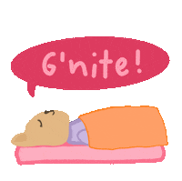 Sleepy Good Night Sticker by Demic