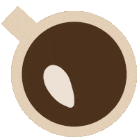 Coffee Milk Sticker by lakenbiletskiart