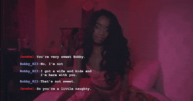 Black Woman Cam Girl GIF by Calisha Prince