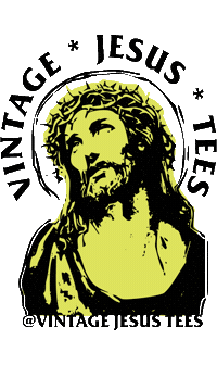 VintageJesusTees  Sticker