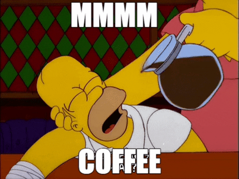 Homer Simpson Coffee GIF by swerk