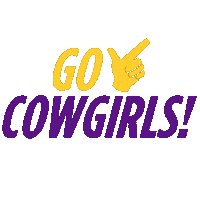 Cowgirls Hsu Sticker by Hardin-Simmons University