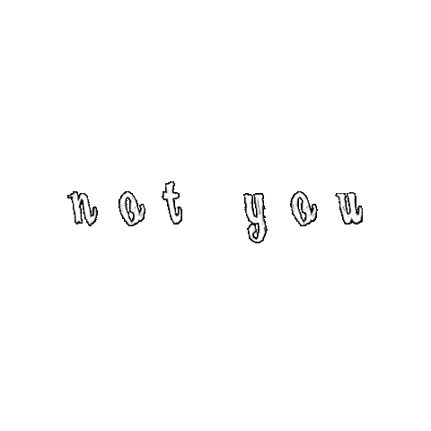 sloaneskylar sloane not you sloane skylar Sticker