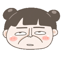 Girl Rolling Sticker by chuchumei