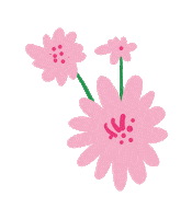 Flower Sticker by Seattle Chocolate