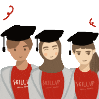 Action Graduation Sticker