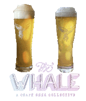 Whaleavl cheers craft beer whale avl Sticker