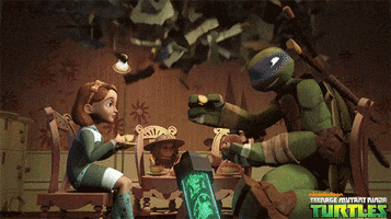 tea time lol GIF by Teenage Mutant Ninja Turtles