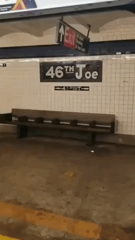 New York's 46th Street Subway Station Pays Homage to President Biden