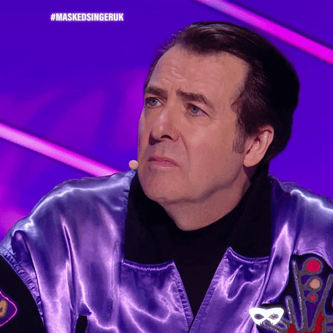 Jonathan Ross Disgust GIF by The Masked Singer UK