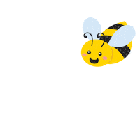 Spring Bee Sticker by Teacher Created Resources