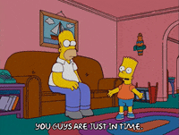 homer simpson look GIF
