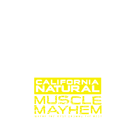 wnbfofficial california natural mayhem natural bodybuilding Sticker