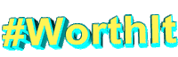 worth it Sticker by AnimatedText