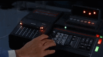 fuzzyghost retro 80s vhs retrowave GIF