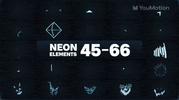 Animated Neon Elements 45 66
