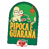_guaranaantarctica popcorn soda manu pipoca Sticker