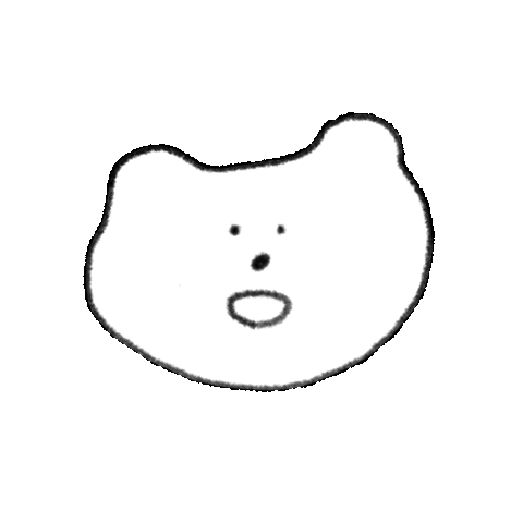 momocha くま シロクマ white bear momocha Sticker