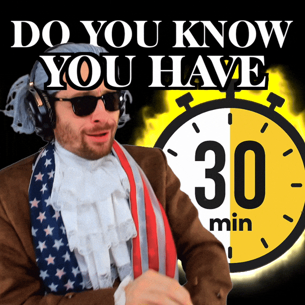 30 Minutes Times Running Out GIF