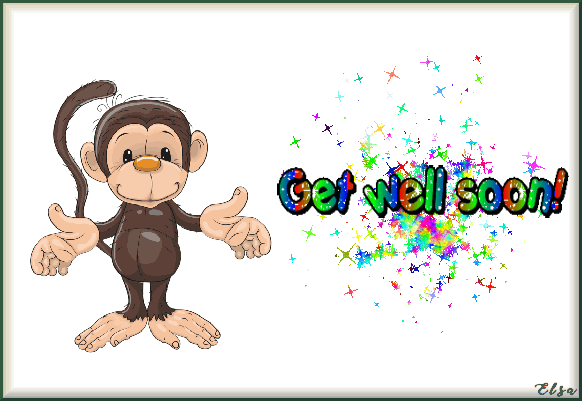 Get Well Soon Animated Card GIF