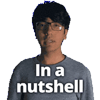 In A Nutshell Recap Sticker