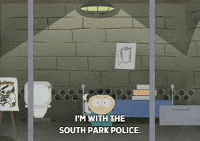 bed jail GIF by South Park 