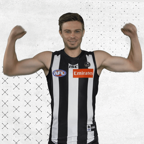 GIF by CollingwoodFC