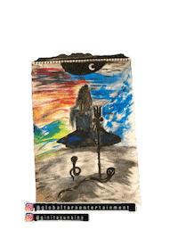 Maha Shivratri Art Sticker by Global Tara Entertainment