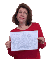 Coloring Book Marketing Sticker
