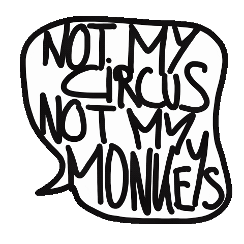 Monkey Circus Sticker by cherrypicking