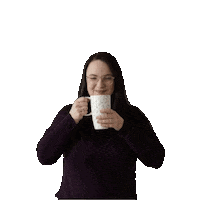 clearquartzcreative coffee mug drink coffee cqc chantelle Sticker