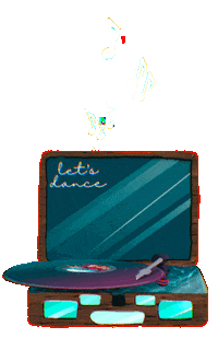Dance Party Sticker