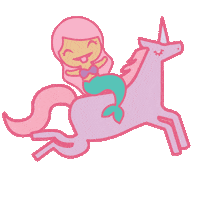 unicorn mermaid Sticker by Ali & Ariel