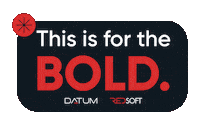 Tech Be Bold Sticker by Datum Redsoft