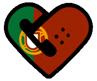 guriasskateboard heart skateboard coracao heart beat Sticker