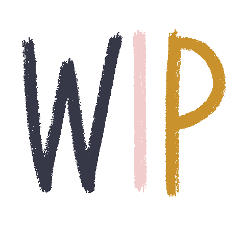 Work In Progress Text Sticker