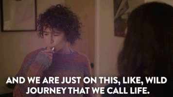 abbi jacobson journey GIF by Broad City