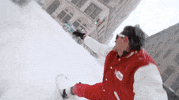 mic snowboarding GIF