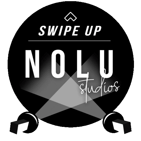 NoluStudios giphyupload swipe up photography studio Sticker