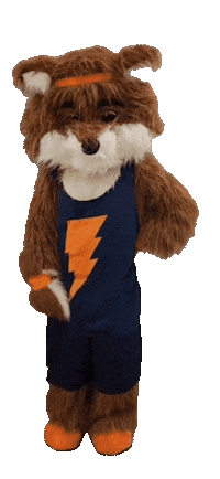 Flash Foxes Sticker by Forest Hill Elementary