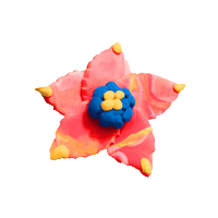 Pink 花 Sticker