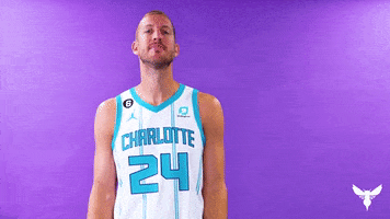 Mason Plumlee Nod GIF by Charlotte Hornets