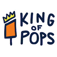 Ice Pop Logo Sticker by King of Pops