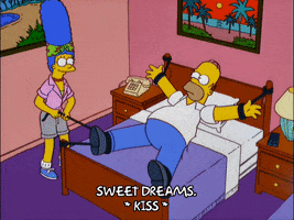 loving homer simpson GIF