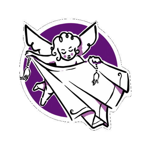Illustration Angel Sticker by Provincia di Monza e della Brianza