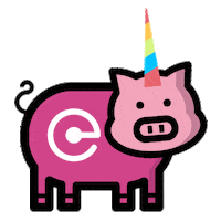 Entrepreneur Piggy Sticker by GENERATOR HdM Startup Center