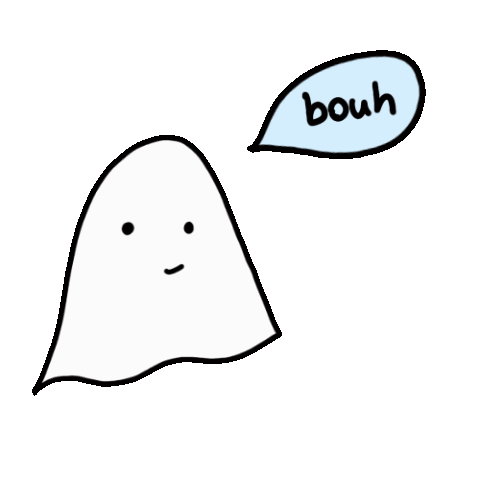 latrentainetmtc giphyupload ghost casper fantome Sticker
